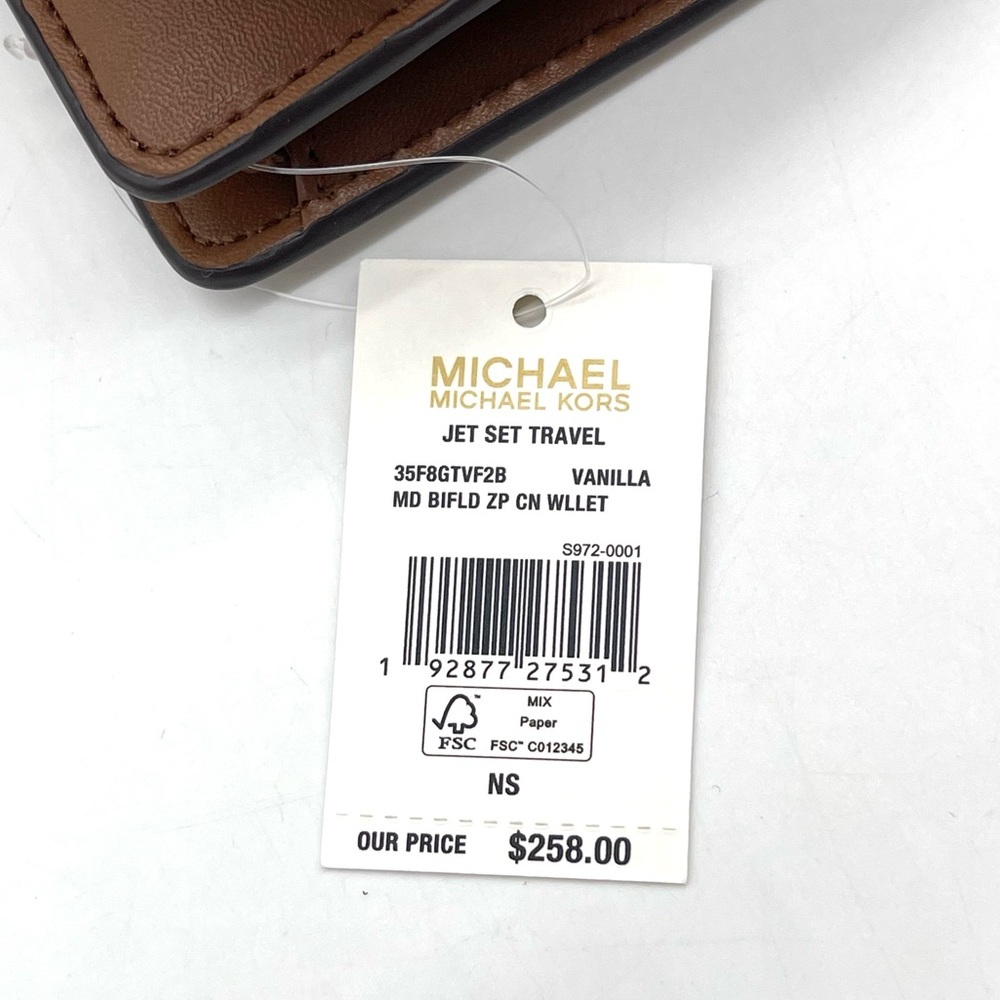 Michael Kors Medium Bifold Zip Corner Wallet - Picture 8 of 8